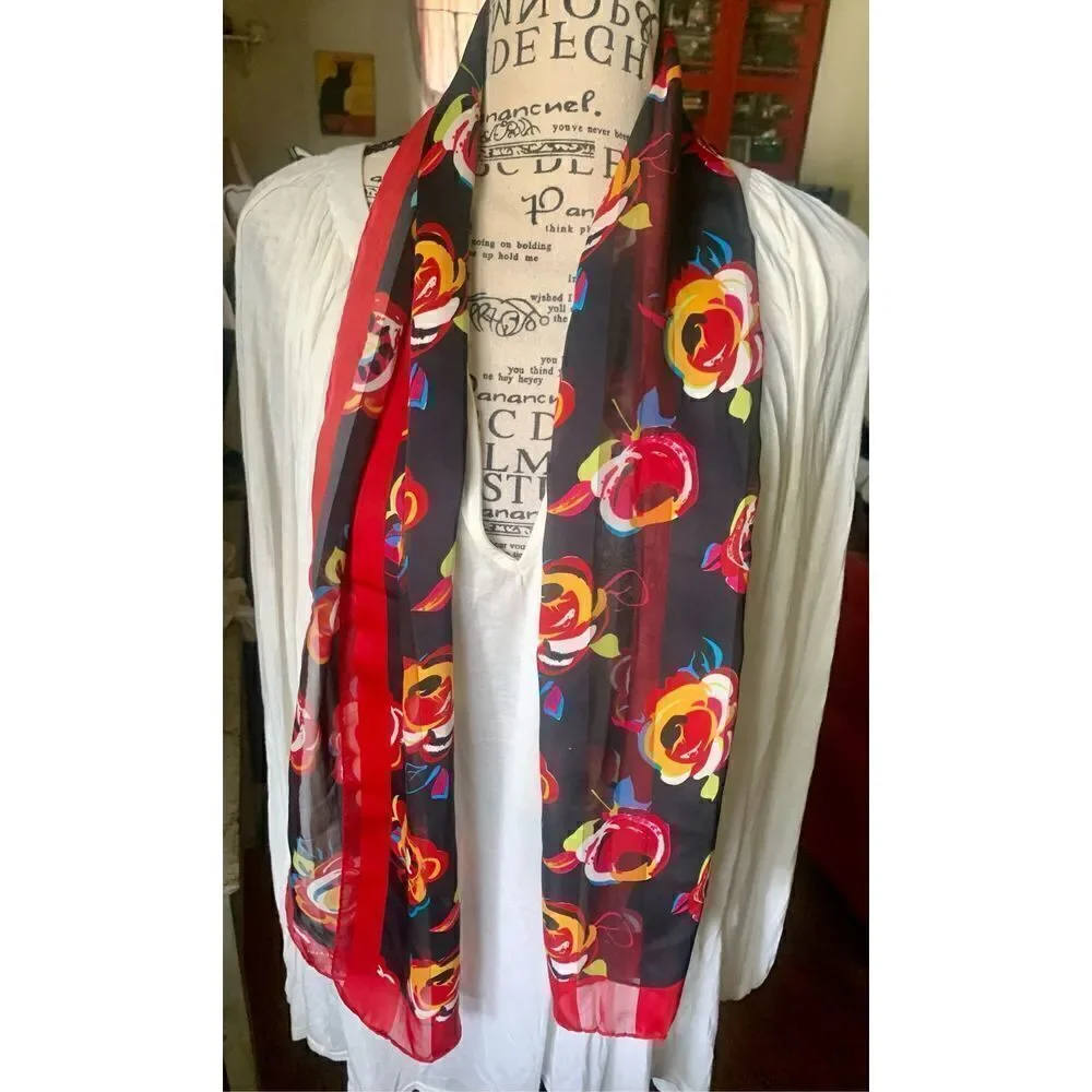 Elaine Gold Silk Scarf